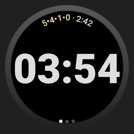 RaceTick for Wear OS