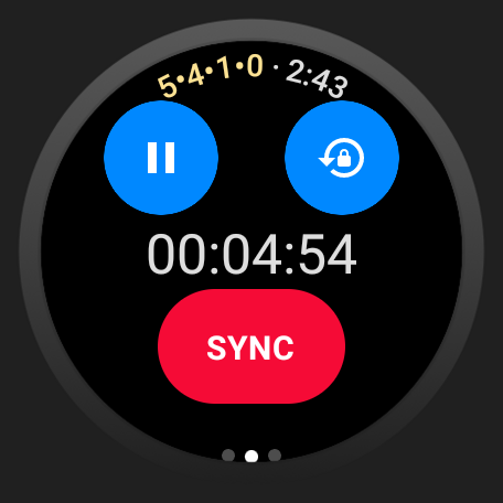 RaceTick for Wear OS