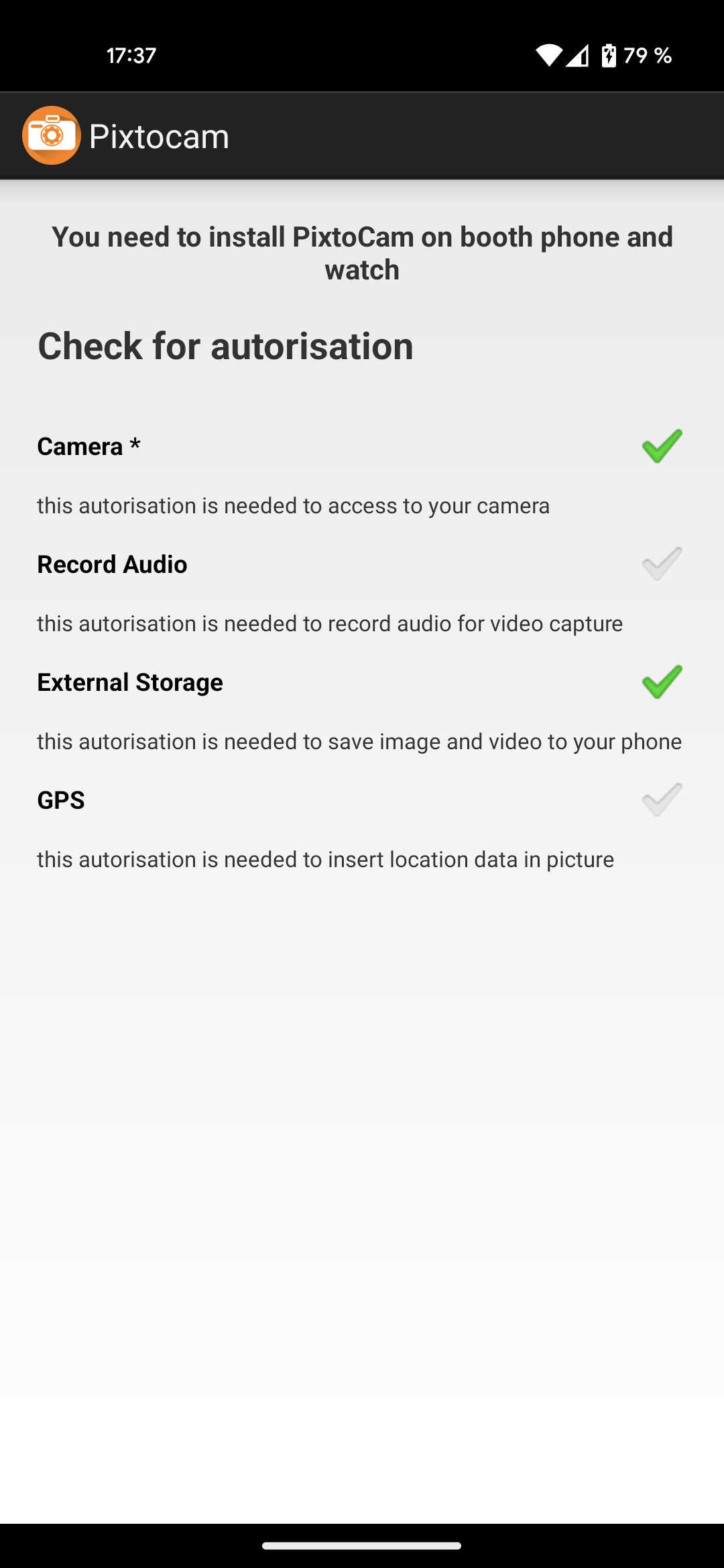 Pixtocam for Wear OS